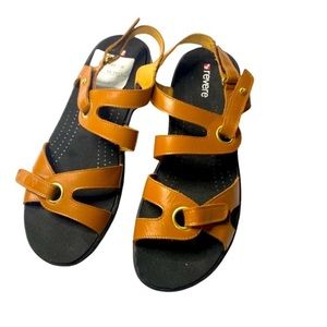 Revere Miami leather upper sandal shoes size 12